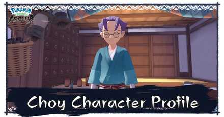 Legends Arceus - Choy character profile
