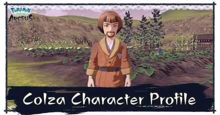 Legends Arceus - Colza character profile