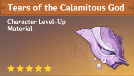 Genshin Impact - How to Get Tears of the Calamitous God and Effects