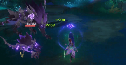 Genshin - Raiden Story Quest Act II - Use NRE and Healing Food on Ei