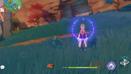 Genshin -  Yae Miko Elemental Burst without Fox Turrets