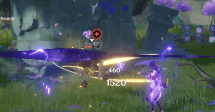 Genshin - Cleansing Light - Defeat the Rifthounds using Ei