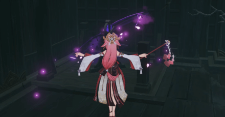 Genshin - Yae Miko Story Quest Domain Walkthrough - 13 - Activate all Lamp Stands with Electro