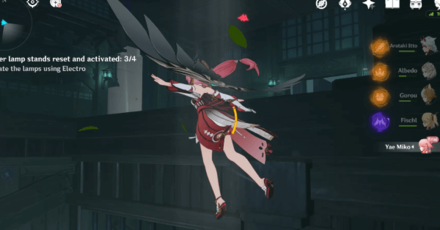 Genshin - Yae Miko Story Quest Domain Walkthrough - 10 - Ride the Wind Current Up