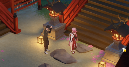 Genshin - Yae Miko Story Quest Mysterious Urban Legend - 3 Go to Grand Narukami Shrine