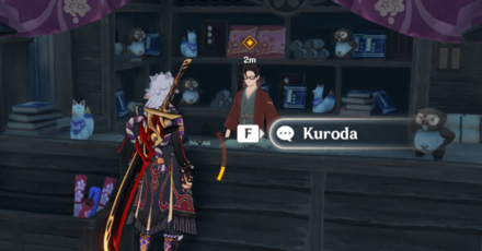 Genshin - Yae Miko Story Quest Friendship in Writing - 4 Talk to Kuroda Again