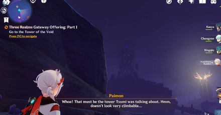 Genshin - Three Realms Gateway Offering Part 1 - 3 Head to the Tower of the Void