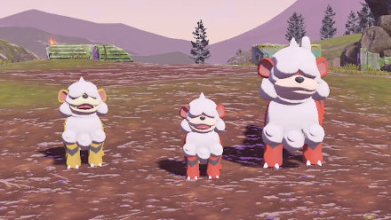 PLA Hisuian Growlithe Size Comparison