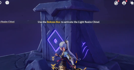 Genshin - Three Realms Gateway Offering Part 2 - Use the Bokuso Box to activate the Light Realm Chisel