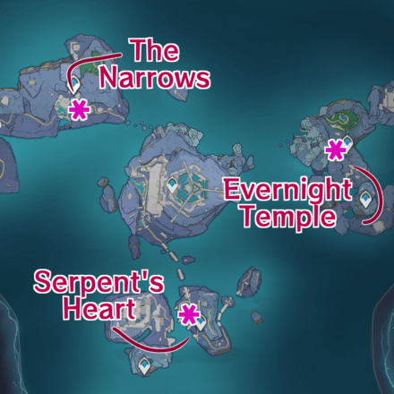 Genshin - All Aftermath Guide the Light Mechanism Locations