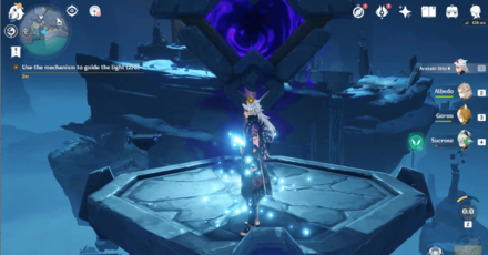 Genshin - Three Realms Aftermath - The Narrows 5 - Use Your Bokuso Box to Light the Mechanism