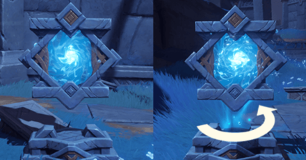 Genshin - Rotate the Ice Mirrors and Water Mirrors