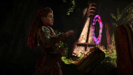 Horizon Forbidden West - Reach for the Stars - Examine the Console