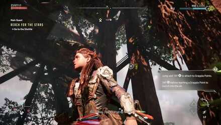 Horizon Forbidden West - Reach for the Stars - Climbing Annotations