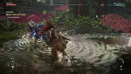 Horizon Forbidden West - Reach for the Stars - Rappel and Kill Burrowers