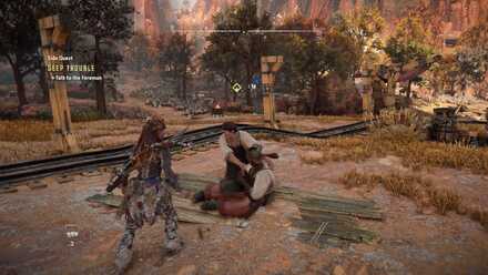 Go to the Mine and talk to Korvend