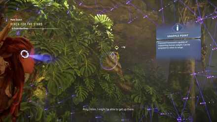 Horizon Forbidden West - Reach for the Stars - Grapple Point