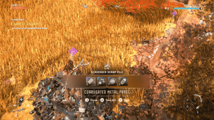 Horizon Forbidden West - Gather a Corrupted Metal Panel