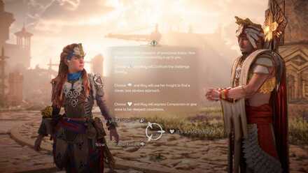 Choices Instructions Horizon Forbidden West