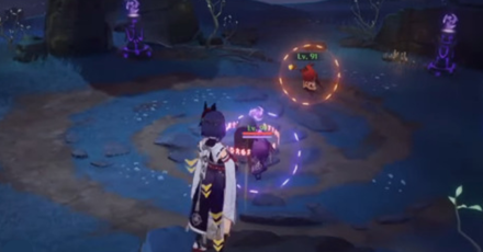 Genshin - Electro Monument Puzzle - Electro and Pyro Abyss Mages