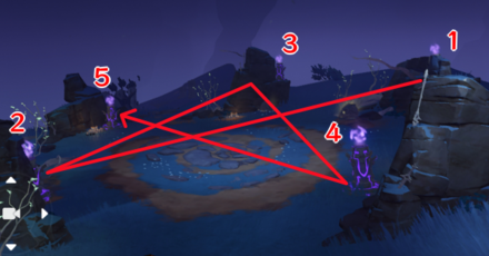 Genshin - Electro Monument Puzzle - Electro Seelie