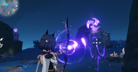 Genshin - Electro Monument Puzzle - Shoot Targets