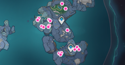 Genshin - Coral Butterfly Locations - Evernight Temple