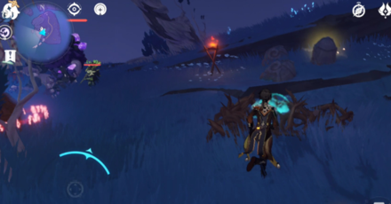 Genshin - Light Realm Core The Narrows - Seelie trapped in Thorns