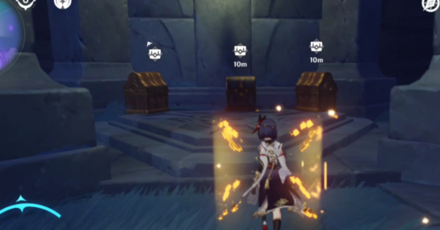 Genshin - Light Realm Core Evernight Ruins - Grab the Chests