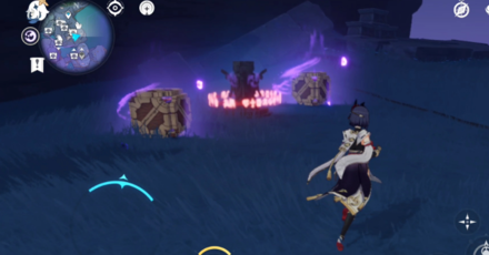 Genshin - Light Realm Core Evernight Ruins - Electro Monument with Ruin Sentinels 2