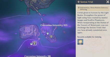 Genshin - Three Realms Gateway How to Farm Light Realm Sigils