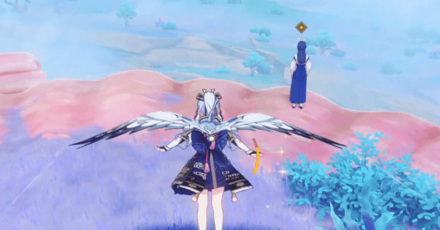 Genshin - Three Realms Gateway Offering The Eve - Go downstairs and talk to Tsuyuko