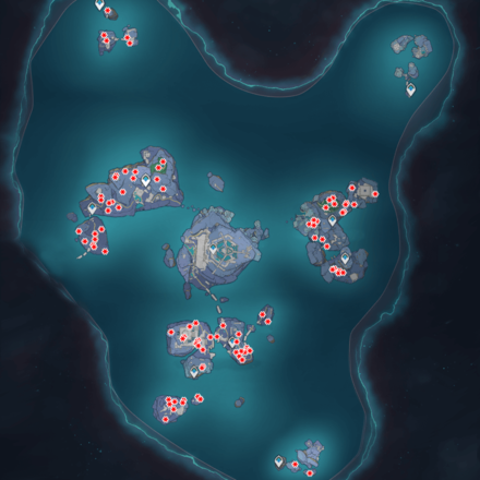 Genshin - Light Conch Locations Map