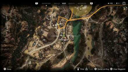 Bristleback Map Location