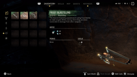 Best Weapons Frost Blastsling