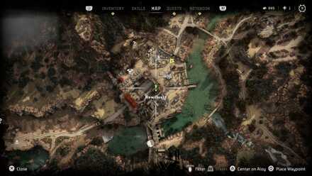 Shadow of the Past Map Location