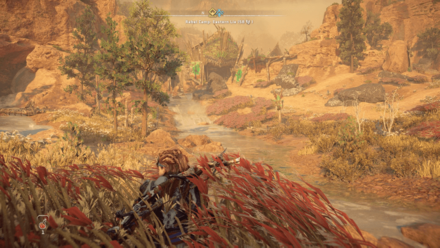 Rebel Camp North of Barren Light