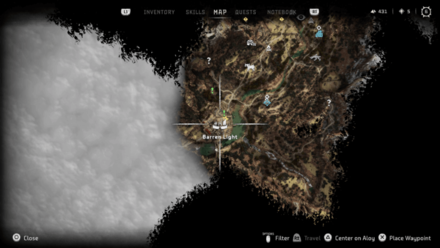 HFW Explosive Tripcaster Map Location