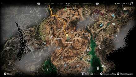 The Burning Blooms Map Location