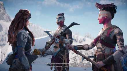 Horizon Forbidden West - The Broken Sky - Go to Stone Crest