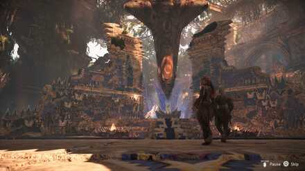 Horizon Forbidden West - The Broken Sky - Go to the Throne Room