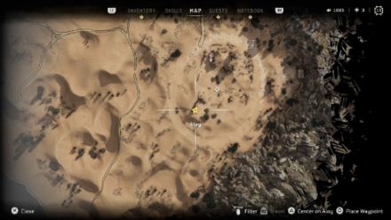 The Stillsands Tallneck Map Horizon Forbidden West