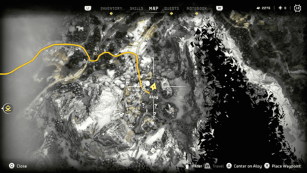 Horizon Forbidden West - Call and Response Map