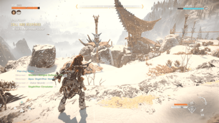 Horizon Forbidden West - Climb Up to the Other Soldier