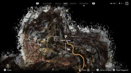 Lens of the Dawn Collectibles Horizon Forbidden West Map