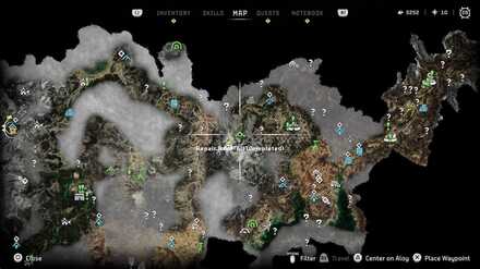 Cauldron TAU Map Location