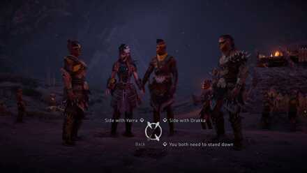 Confront Yarra and Drakka