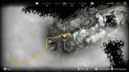 Horizon Forbidden West - A Hunt to Remember Map.png