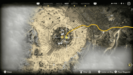 Horizon Forbidden West - The Music in Metal Map