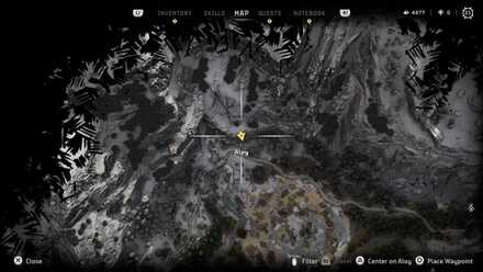 Module 739 Collectibles Horizon Forbidden West Map